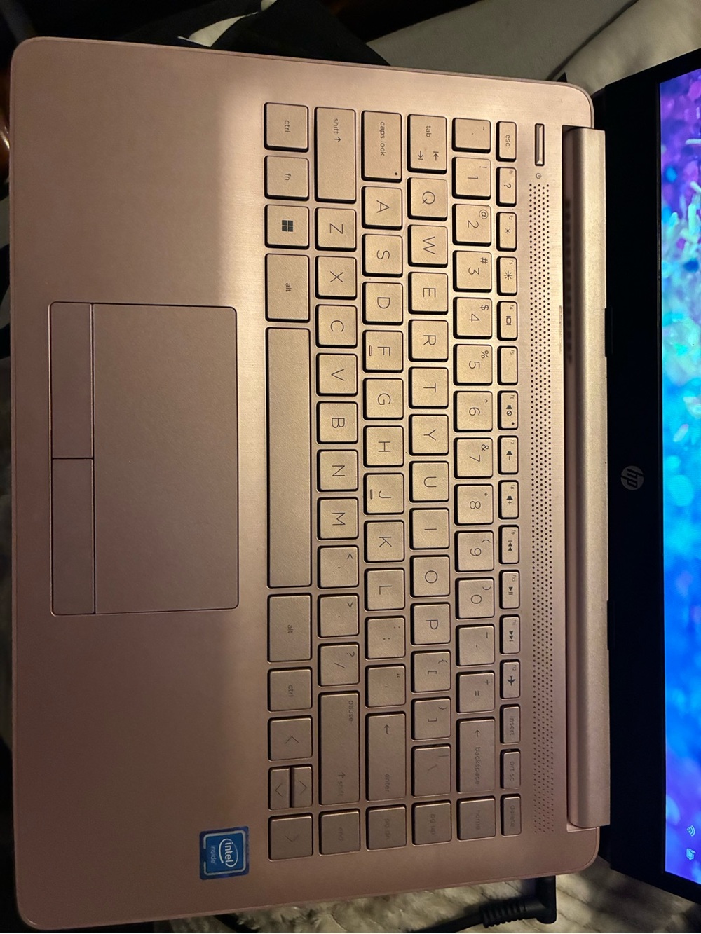 HP Laptop with Black Display Bezel and Gold Keyboard - Picture 6 of 8